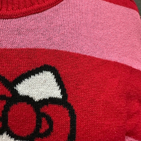 Hello Kitty Red and Pink Sweater - Picture 3 of 7